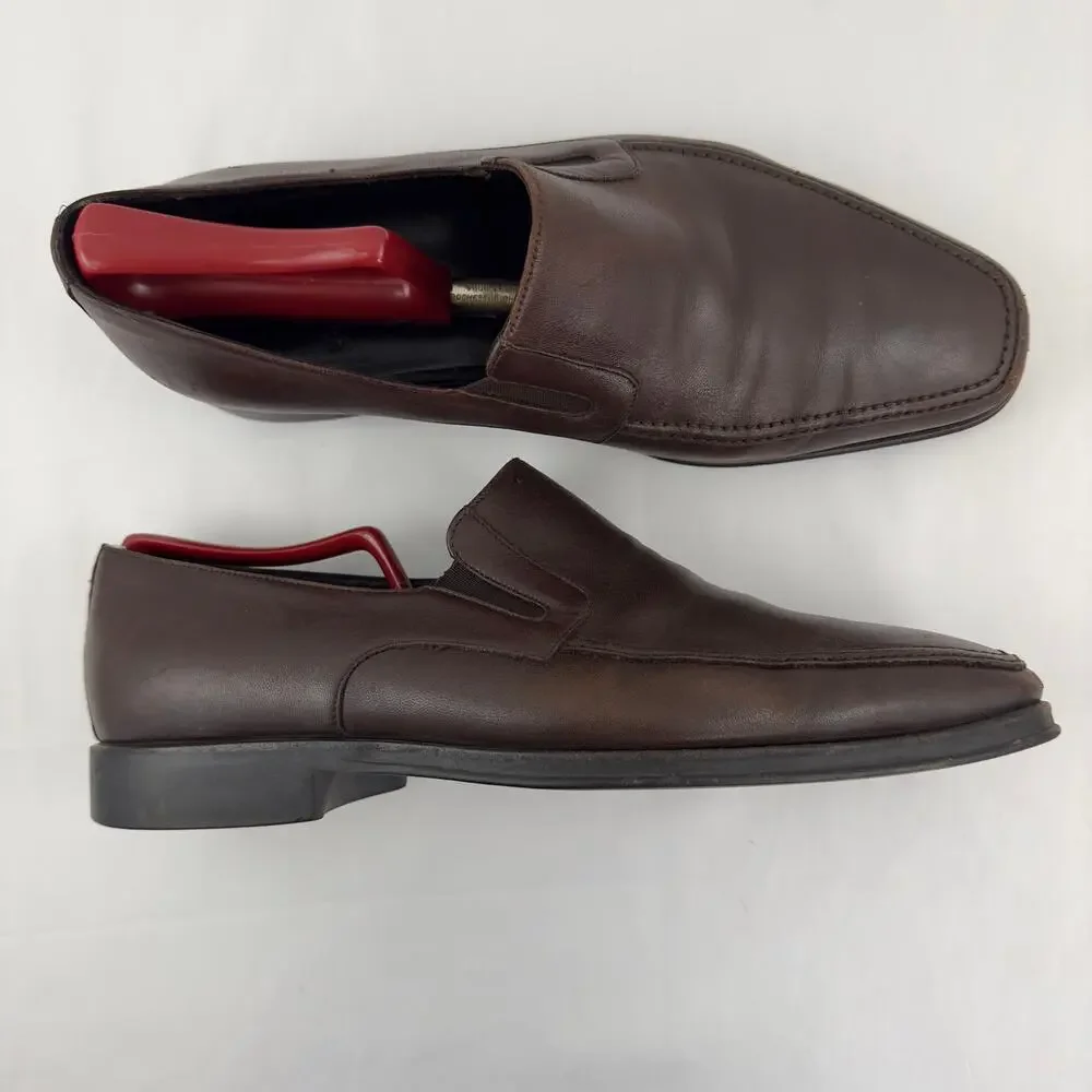 Bruno Magli‎ ‘Raging’ brown leather loafers